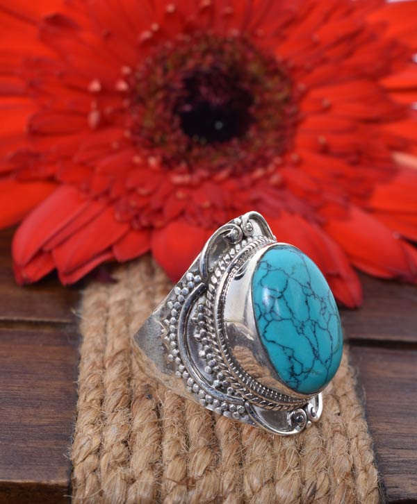 Noor-E-Afreen Turquoise Ring