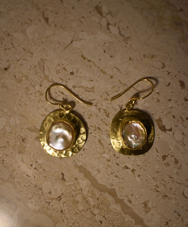 Golden Moon Pearl Set