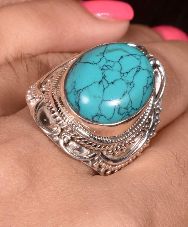 Noor-E-Afreen Turquoise Ring
