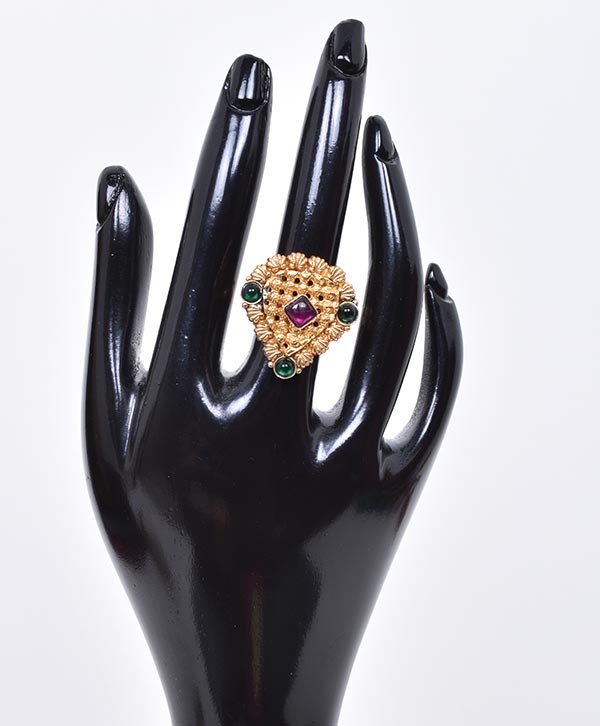 Devika Temple Grandeur Ring