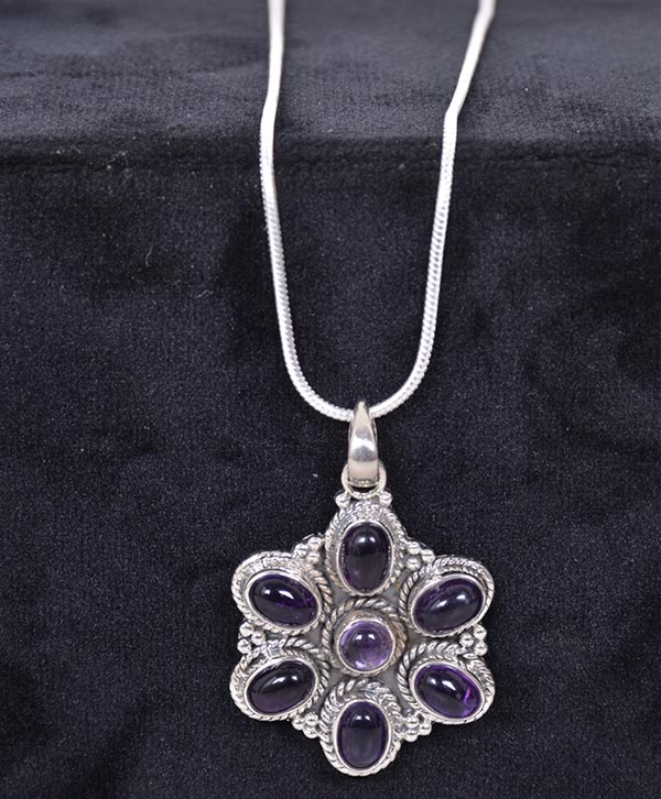 Violet Petal Pendant