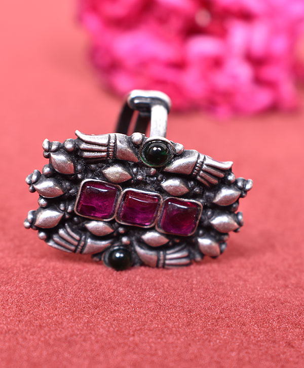 Temple Blossom Heritage Ring