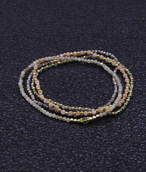 Strechable Multi Beads Bracelets