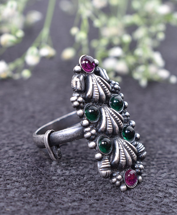 Scarlet Bloom Ring