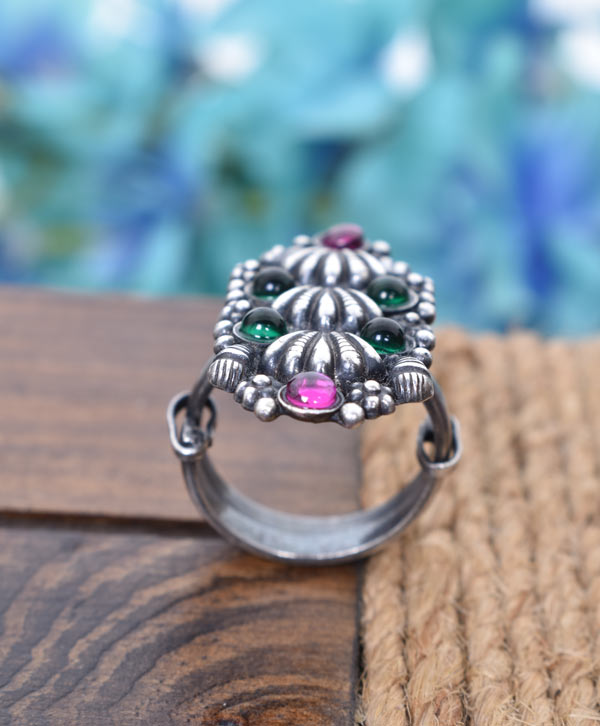 Scarlet Bloom Ring