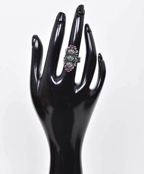Scarlet Bloom Ring