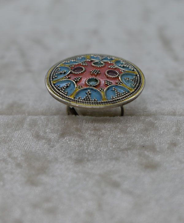 Rangmahal Meenakari Ring