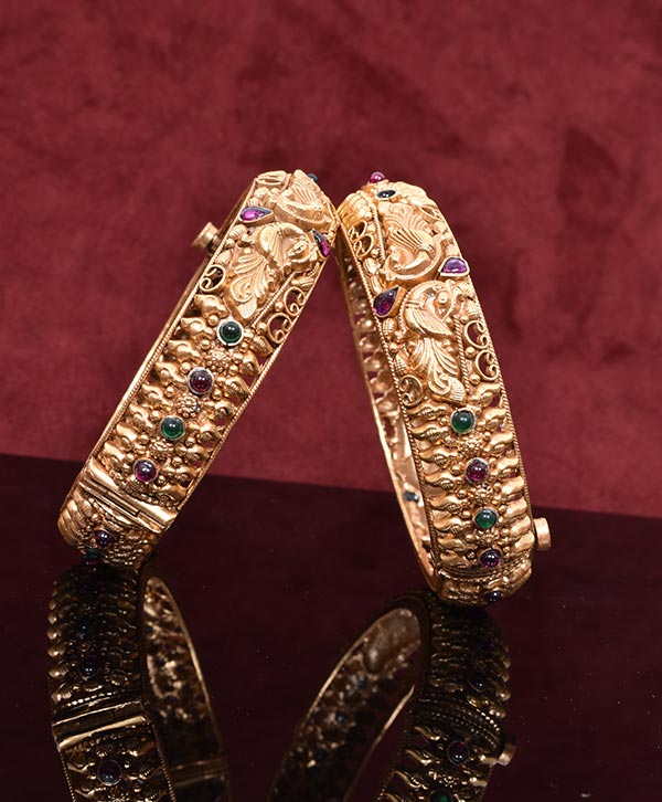 Peacock Treasure Bangles