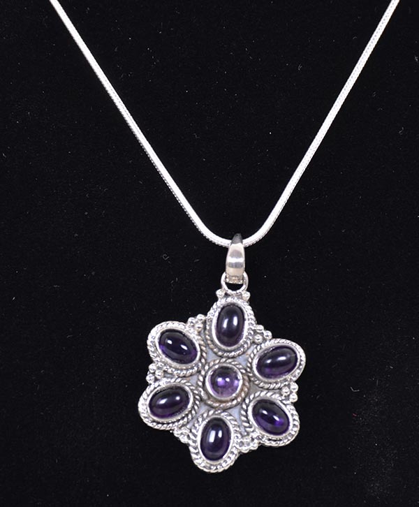 Violet Petal Pendant