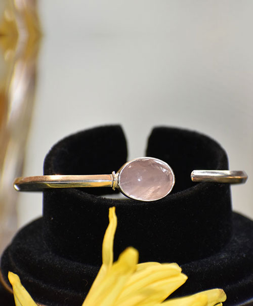 Rose Quartz Bangle
