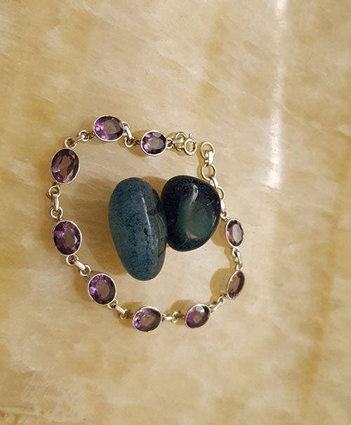 Regal Amethyst Bracelet