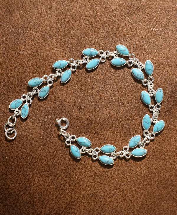 Azure Leaf Bracelet
