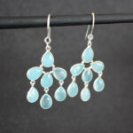 Aqua Chalcy Wired Earrings