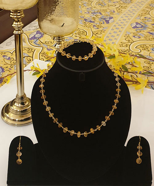 Golden Citrine Set