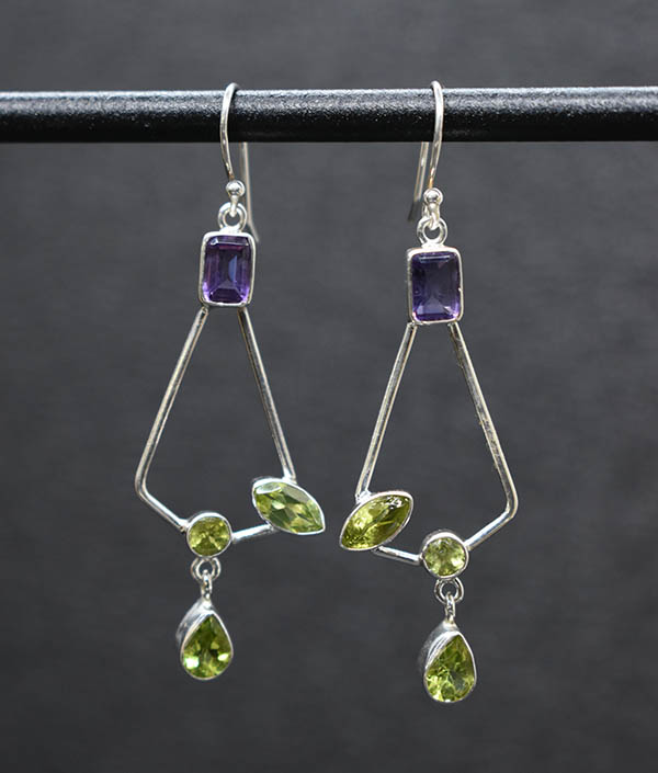 Mystic Charolite Earrings