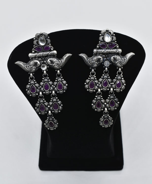 Mor Design Kolahpuri Danglers