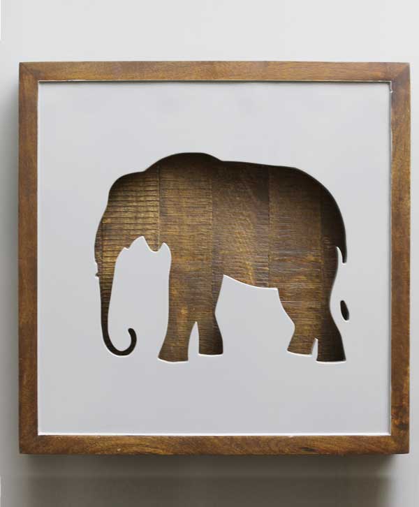 Lighting Elephant Wall Art