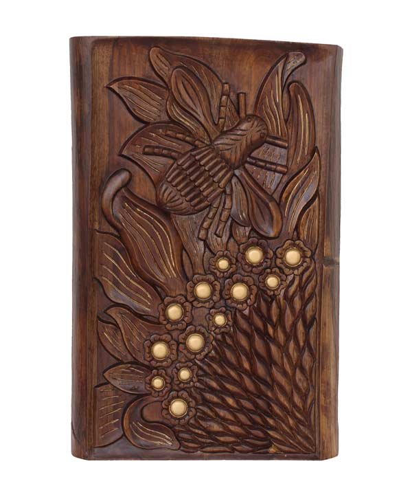 Intricately Hand Carved Bee Art