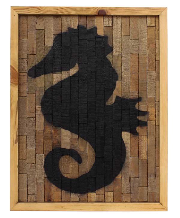 Hand Painted Sea Horse