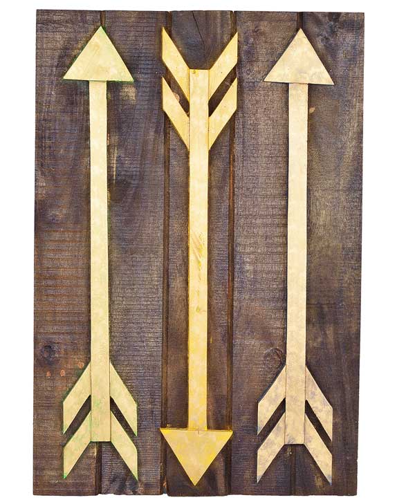 Multi Colour Arrow Wall Art