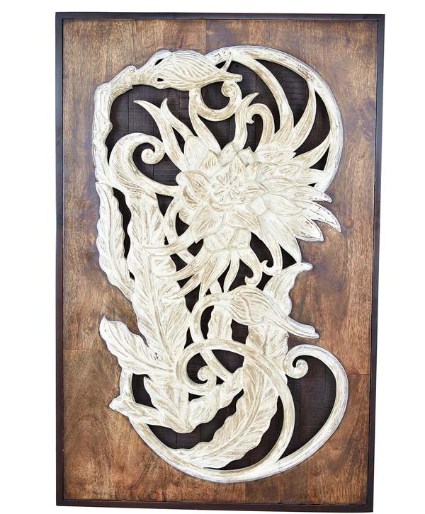Intricately Hand Carved 3D Art