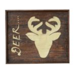 Hand Painted Deer Art