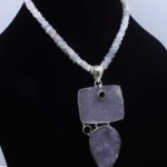 Druzy Garnet Stone Pendant