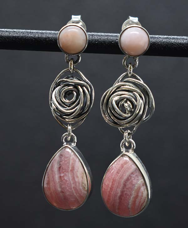 Rosy Spiral Charm