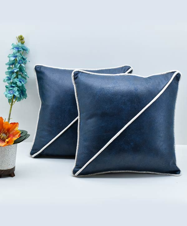 Blue & Grey Cushion Covers