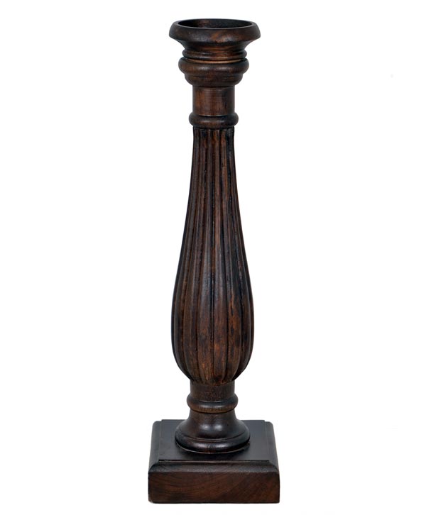 Carved Candle Stand By Platear
