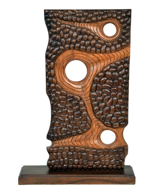 Intricately Hand Carved Desk Art