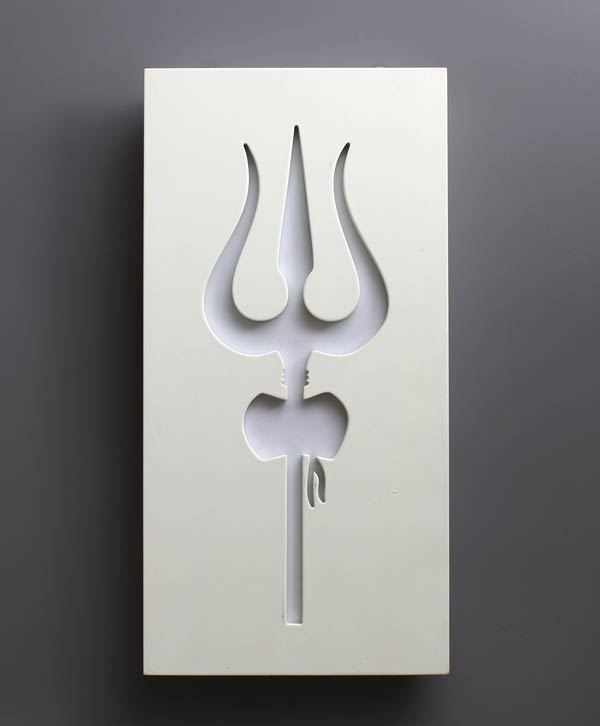 Divine Lit Trishool & Damroo Art