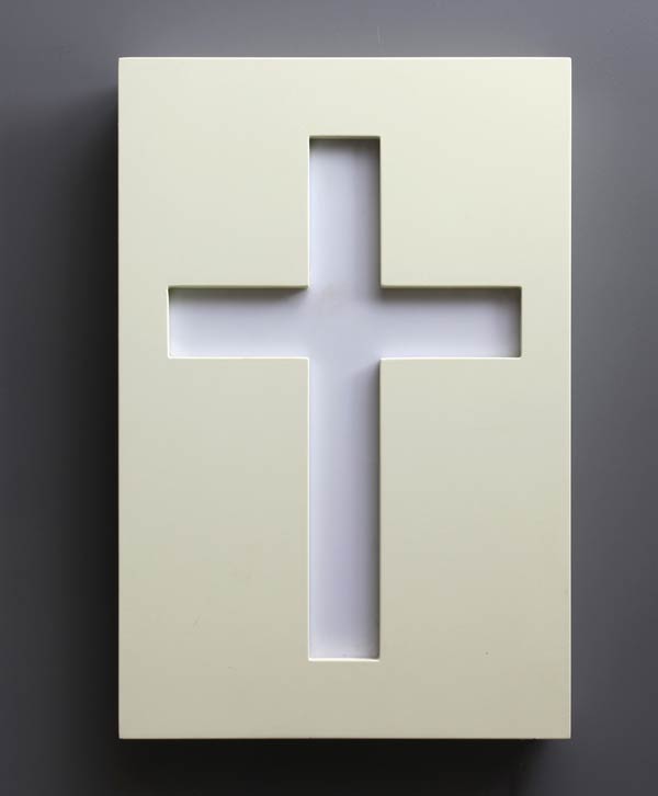 Divine Lit Cross Art