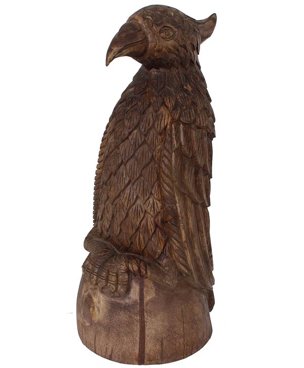 Majestic Carved Eagle Art