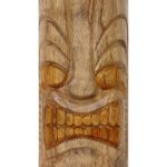 Intricately Hand Carved Face Art