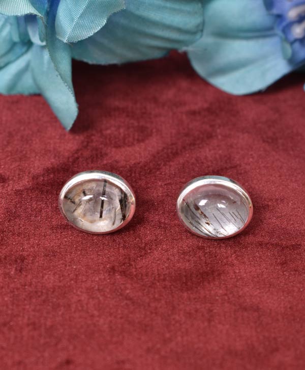 Golden Rutile Studs