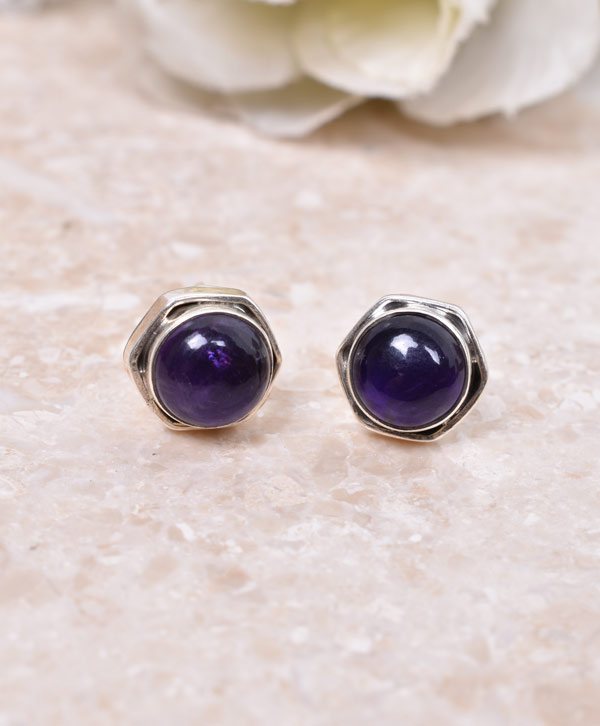 Amethyst Studs
