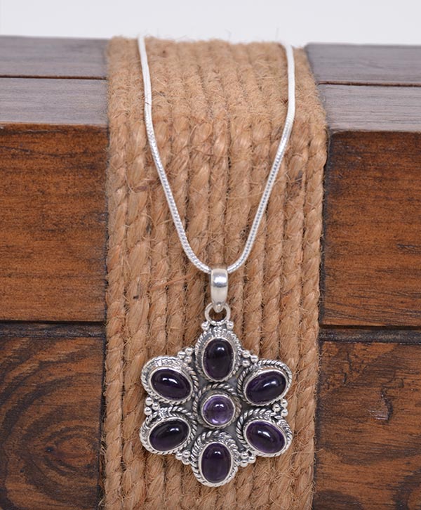 Violet Petal Pendant