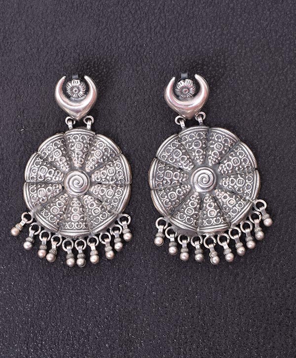 Tribal Whirl Jhumkis