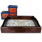 Printed Base Wooden Tray