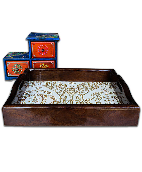Printed Base Wooden Tray