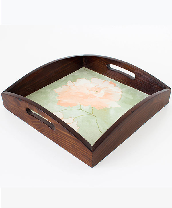 Printed Base Wooden Tray