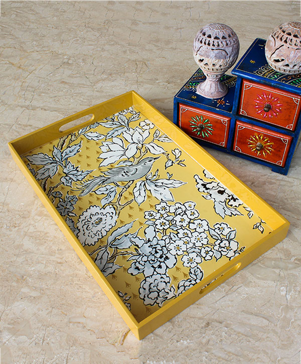 Printed Base Wooden Tray
