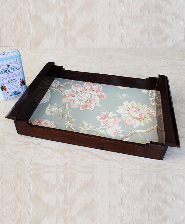 Printed Base Wooden Tray