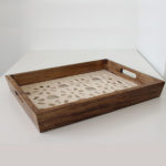 Hand Cut Base Wooden Tray