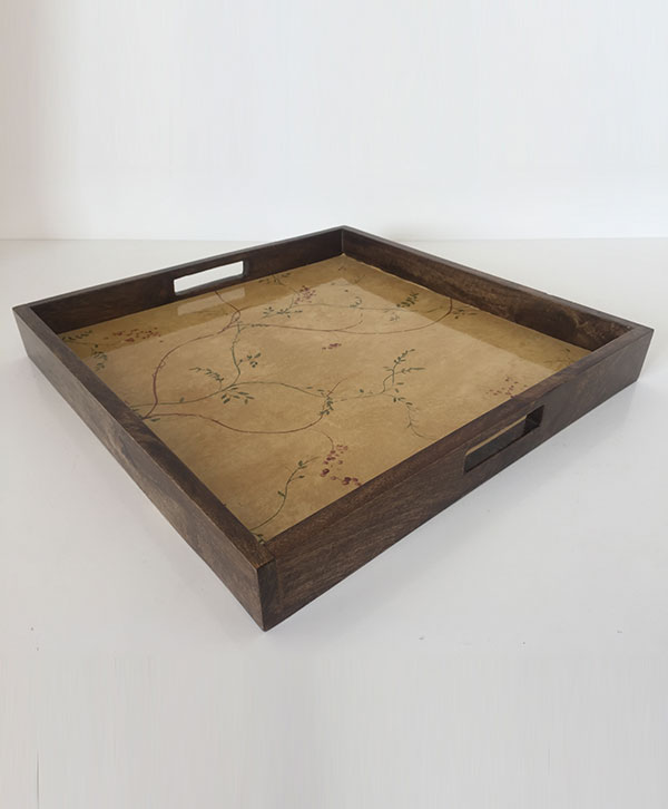 Printed Base Wooden Tray