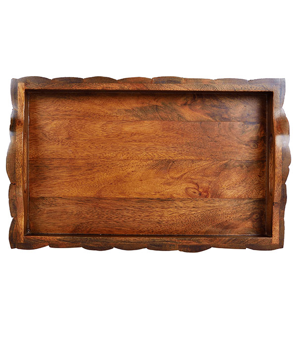 Raw Wood Design Wooden Tray (Small)