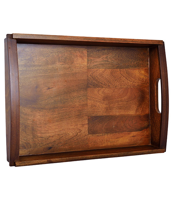 Beautifully Designed Wooden Tray (Big)