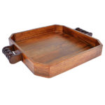 Wooden Tray With Beautiful Handles (Small)