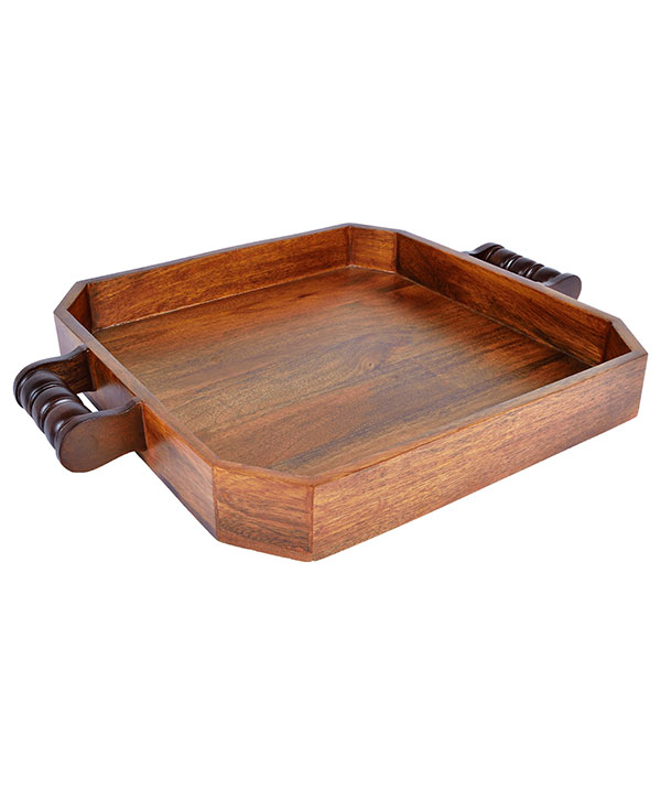 Wooden Tray With Beautiful Handles (Big)